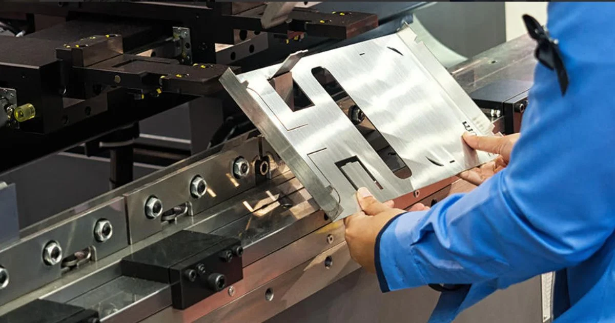 Sheet metal fabrication with precision bending equipment